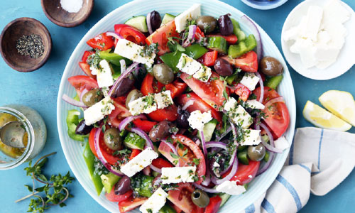 Bowl of Greek Village Salad